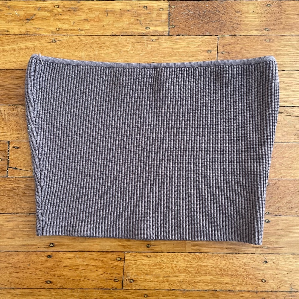 Babaton Sculpt Knit Cropped Tube Top